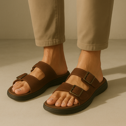 Sandali estivi unisex con soletta in memory foam clinica - Elimina dolori e gonfiori ai piedi